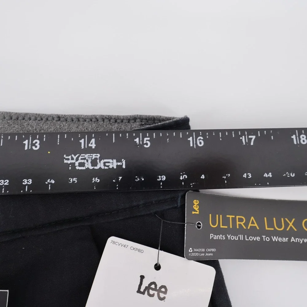 NEW Lee Ultra Lux Comfort Tapered Jogger Black Long Women 10‎ Medium